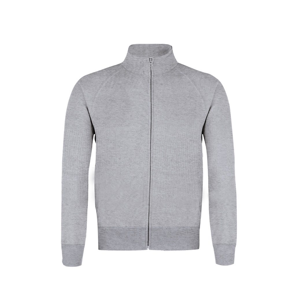 Sudadera para adulto Lightweight Sweat Jacket de Fruit Of The Loom. Fabricada en felpa ligera sin cepillar, en combinación de materiales 80% algodón + 20% poliéster de 240g/m2. Con cierre de cremallera a juego, mangas de ranglán y 2 bolsillos delanteros. 